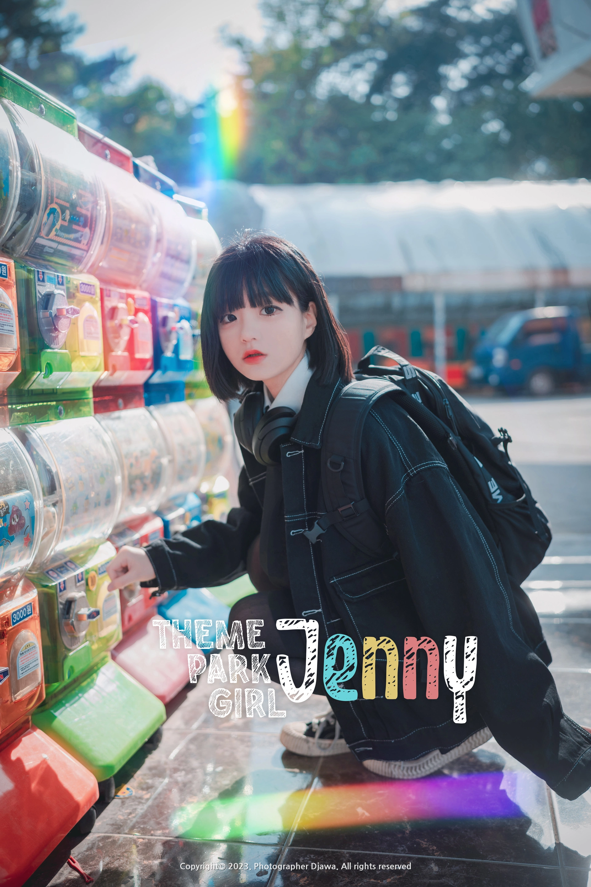 303.DJAWA Photo - Jenny（정제니）Theme Park Girl 1