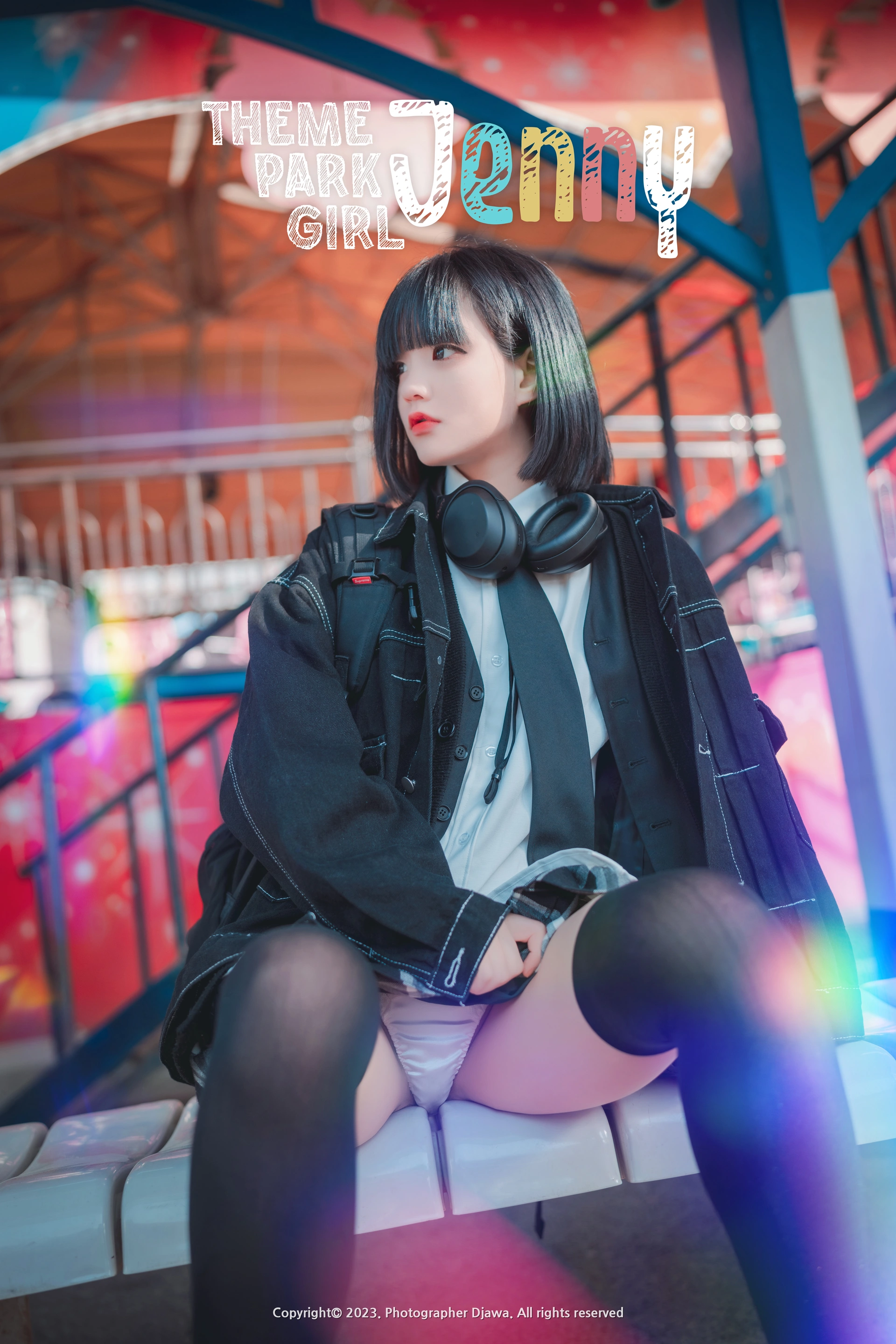303.DJAWA Photo - Jenny（정제니）Theme Park Girl 2